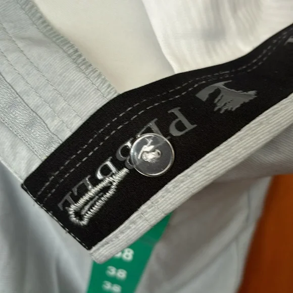 Pepple Beach Men's Dry-Luxe Performance Golf Shorts, Size 38, Gray - Picture 4 of 7